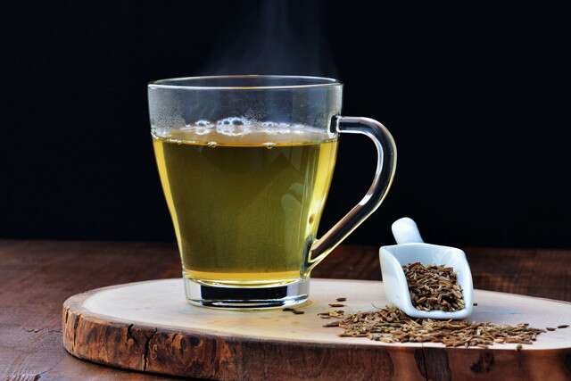 cumin water and cumin seeds